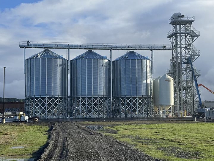 Grain project at Port of Chehalis nears completion