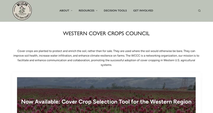 New tool available helps farmers select cover crops that meets their goals